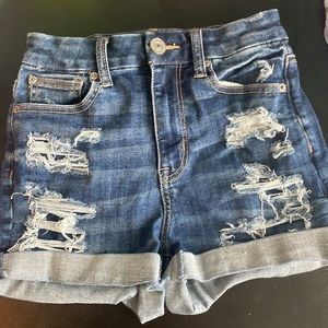 Aerie high waisted jean shorts